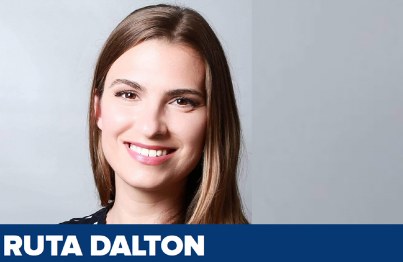 Ruta Dalton, Conservative Candidate for Gunthorpe and Werrington. 