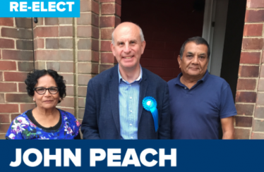 Re-elect John Peach in Park Ward in the 2019 local elections